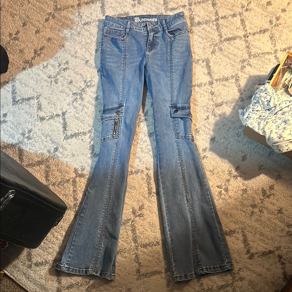 Hudson Flare Jeans in Light Blue